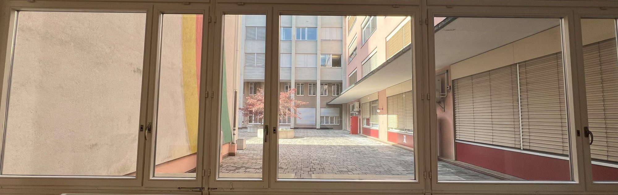 OG 3 Blick EG in den Innenhof
