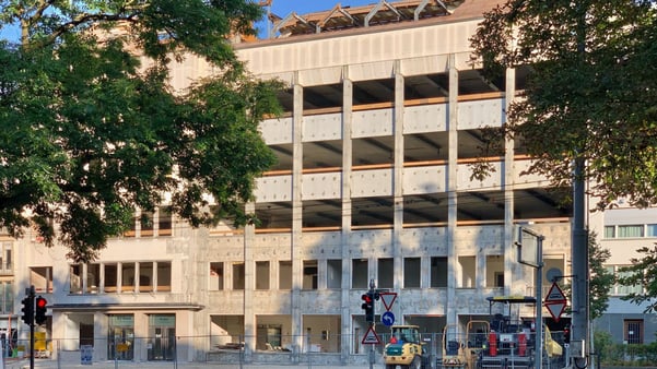Fortschritte des Bauvorhabens 